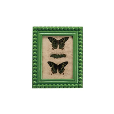 Green Framed Butterfly Art