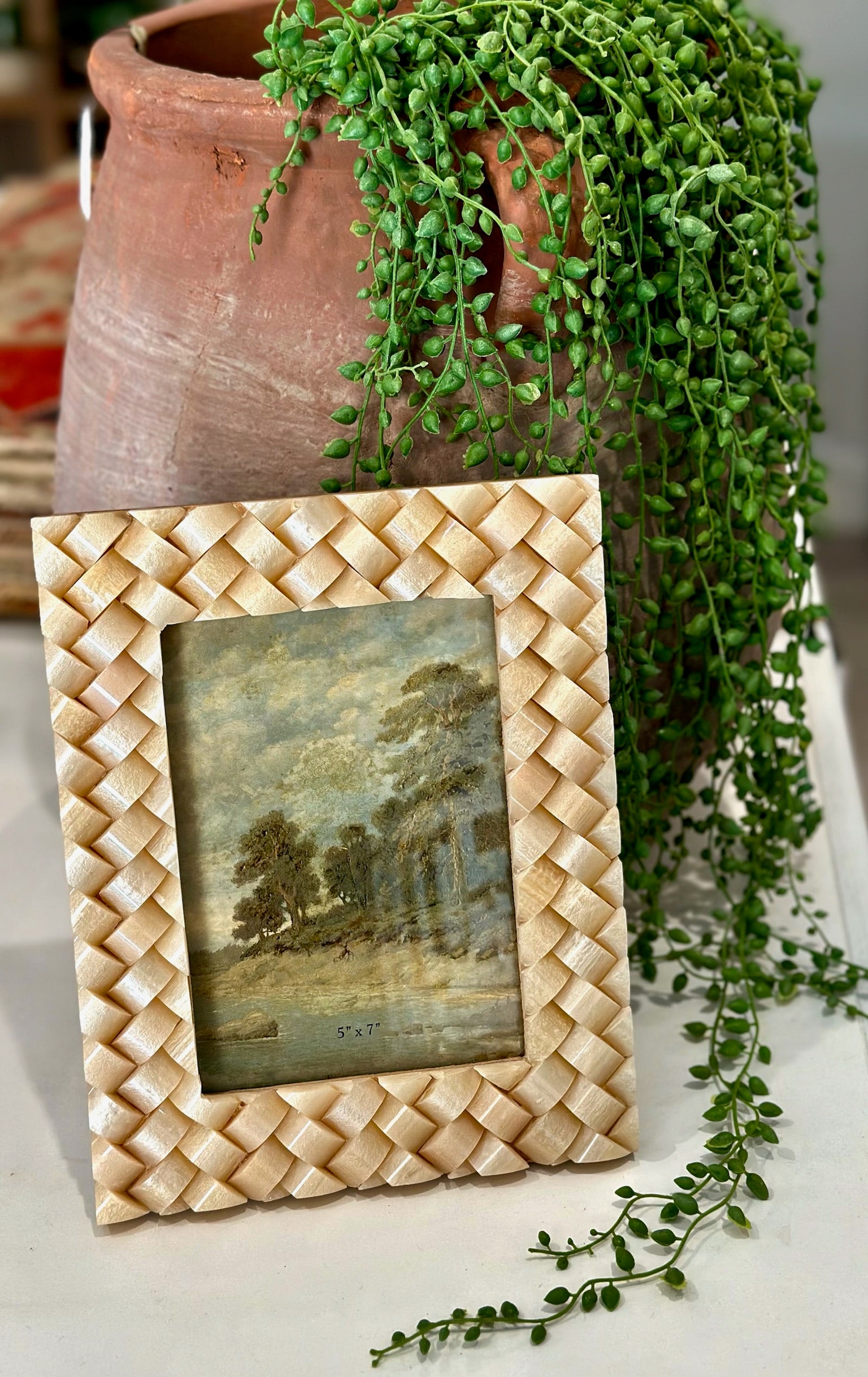 Woven Picture Frame 5" x 7"