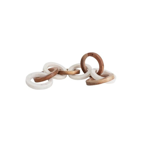 Marble and Acadia Wood Chain