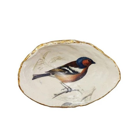 Bird decorative shell mini dish