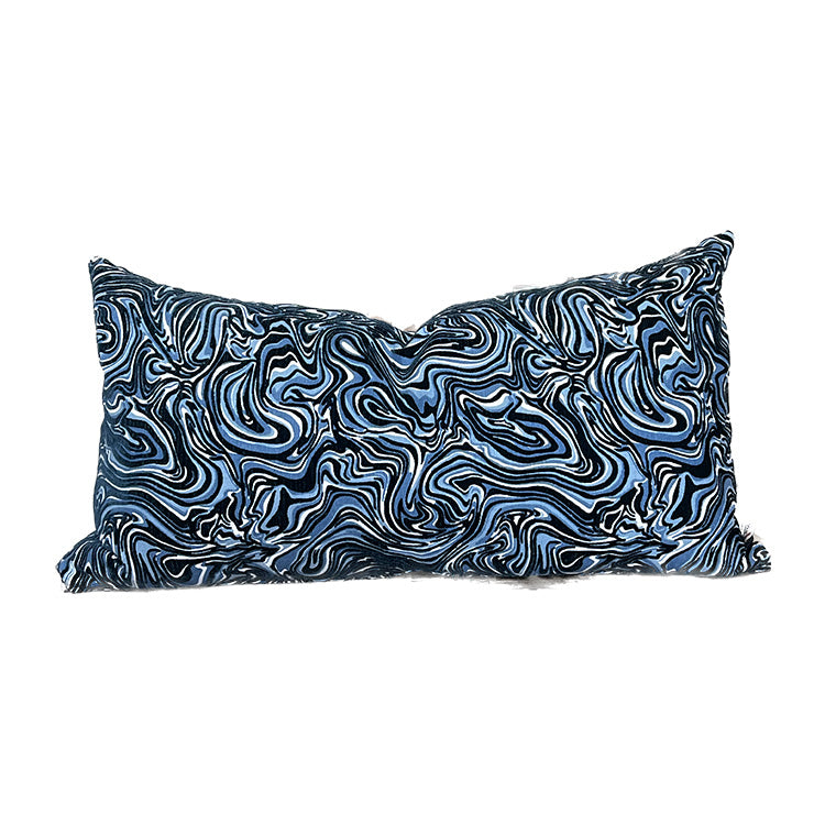 Blue Swirl Pillow