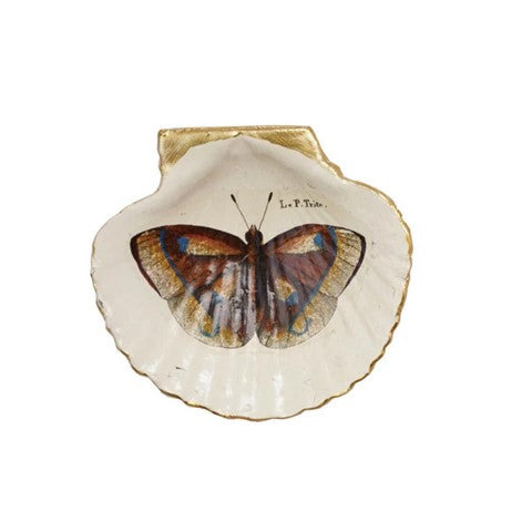 Butterfly Decorative shell mini Dish