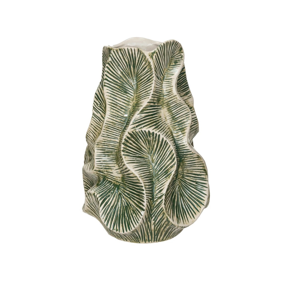 Textured Stoneware Vase