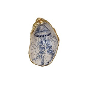 Jelly fish decorative shell mini dish