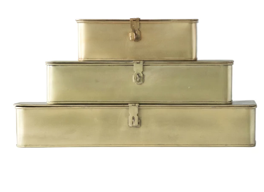 Decorative Brass Box Set – Collected Lubbock