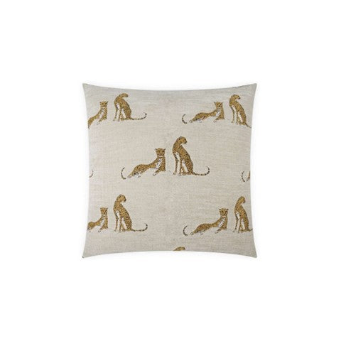 Dv Kapp Ivory Leopard Throw Pillow