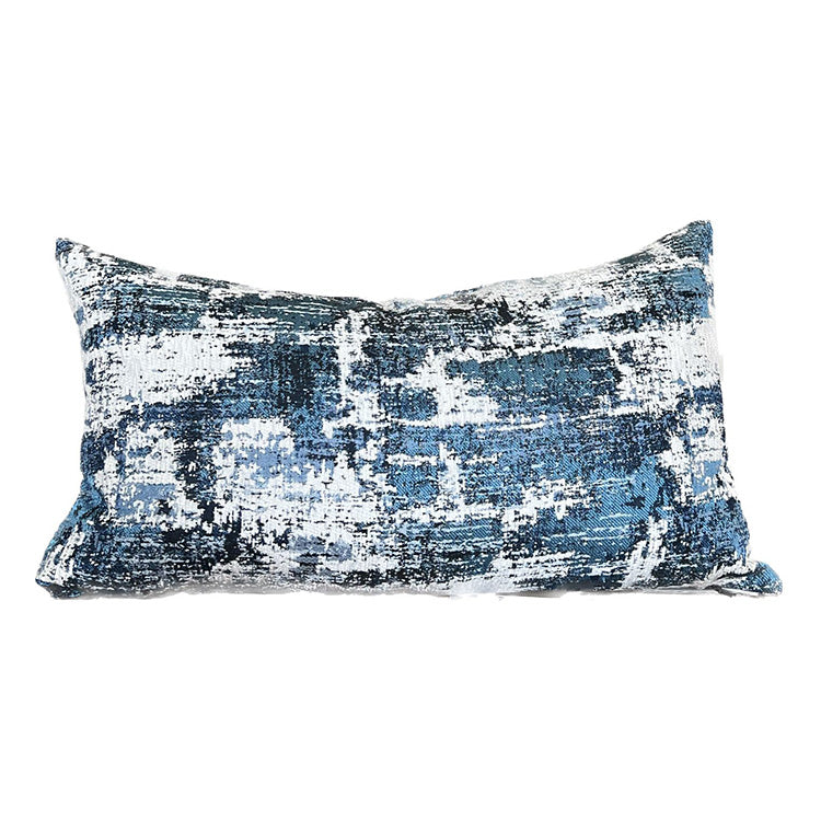 Blue Brushstroke Pillow