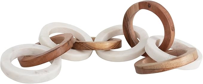 Marble and Acadia Wood Chain