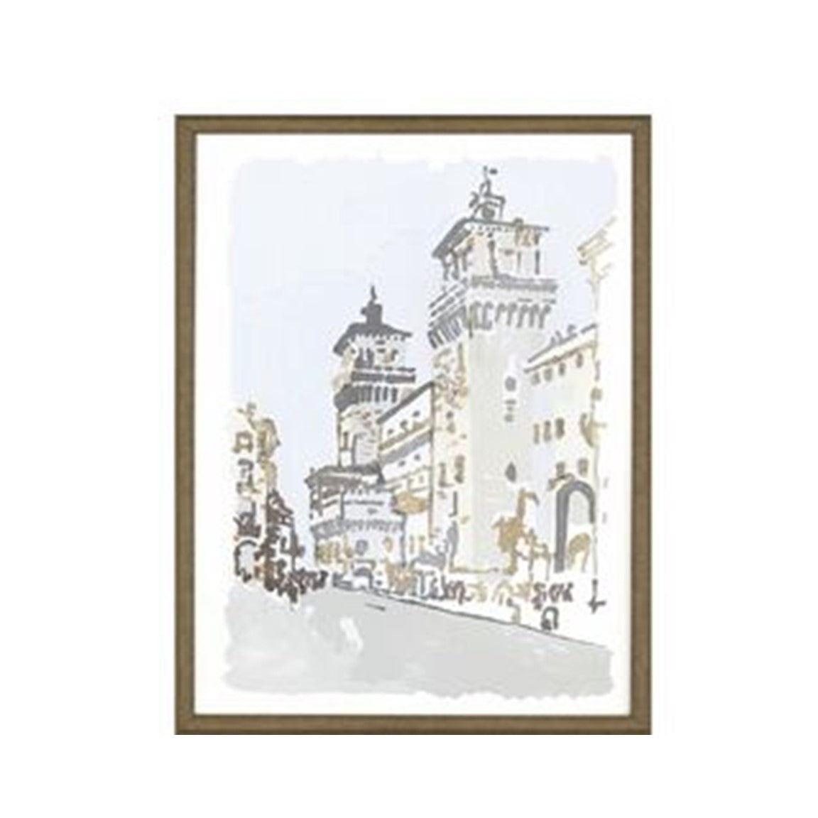 Street Scene Framed Art