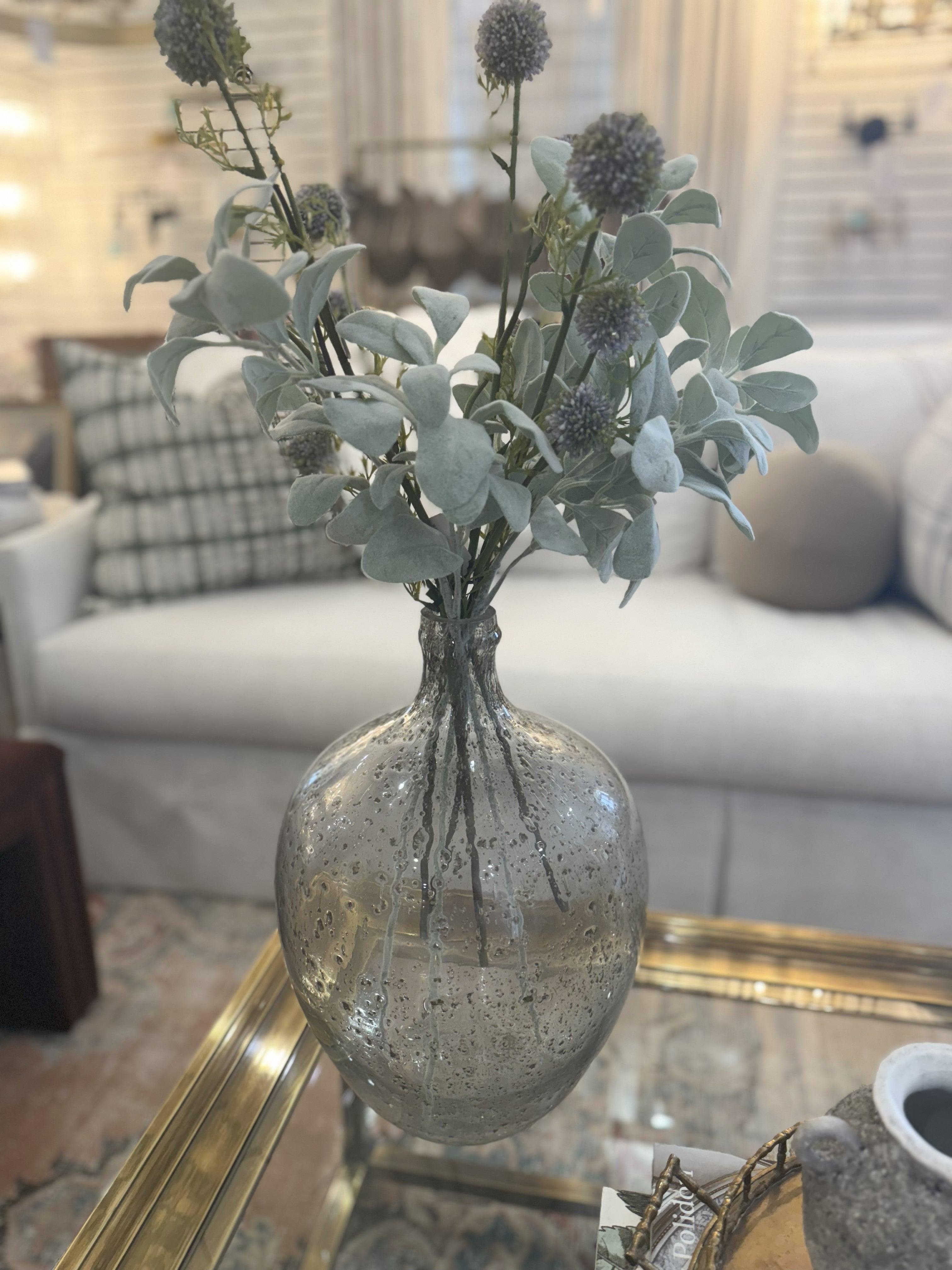Seeded Glass Vase