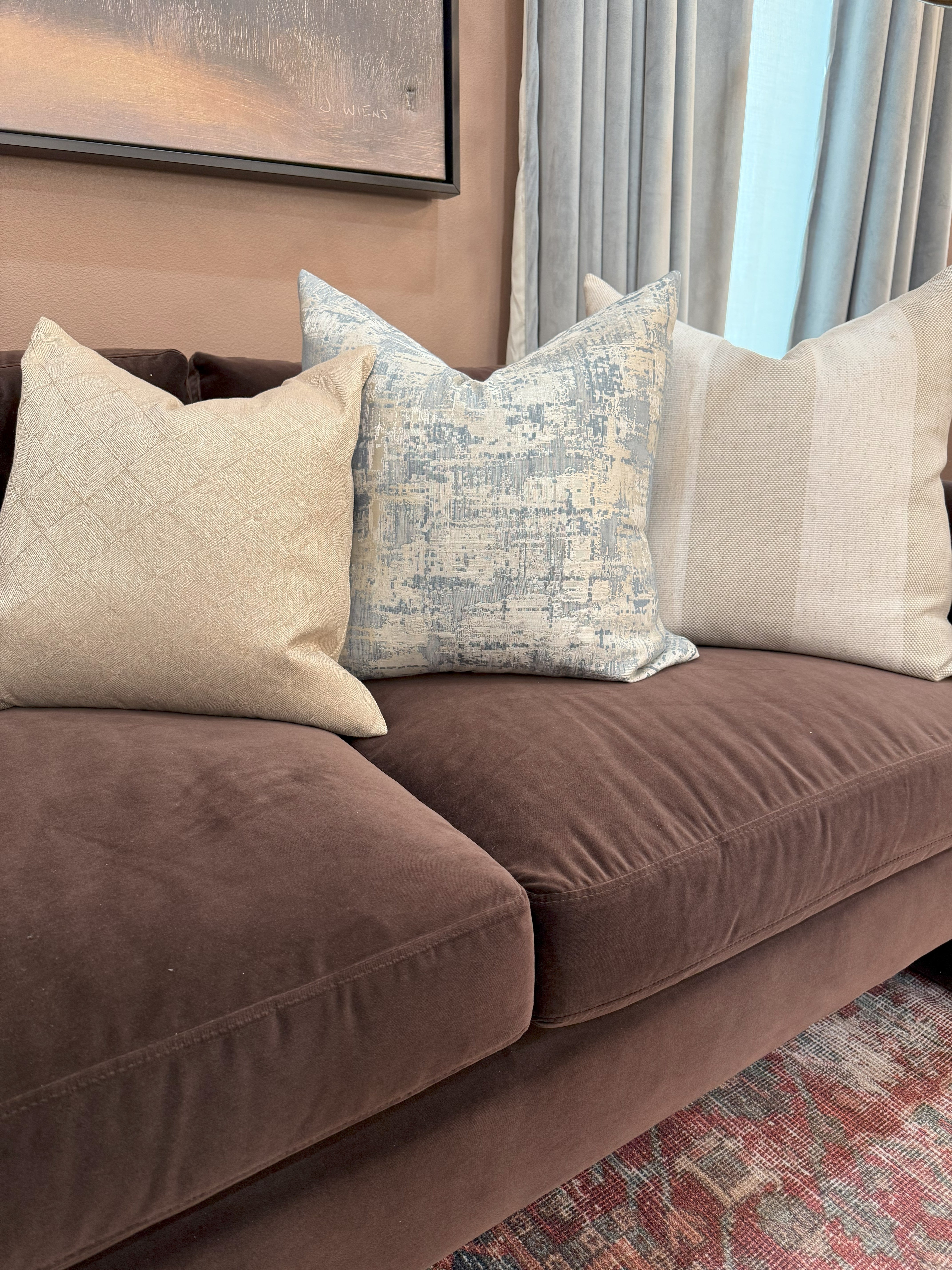 Sheer Gold Throw Pillow