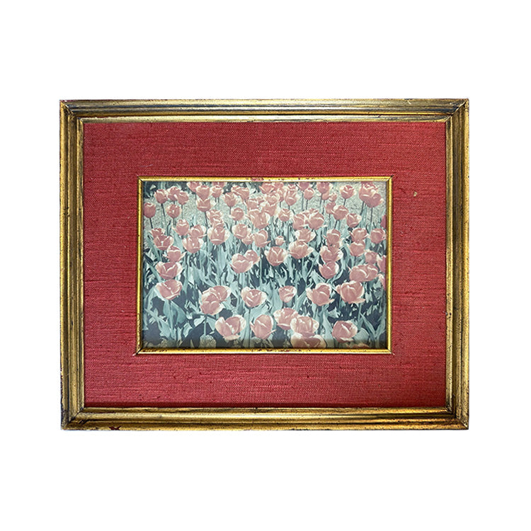 Vintage Gold Framed Tulip Print