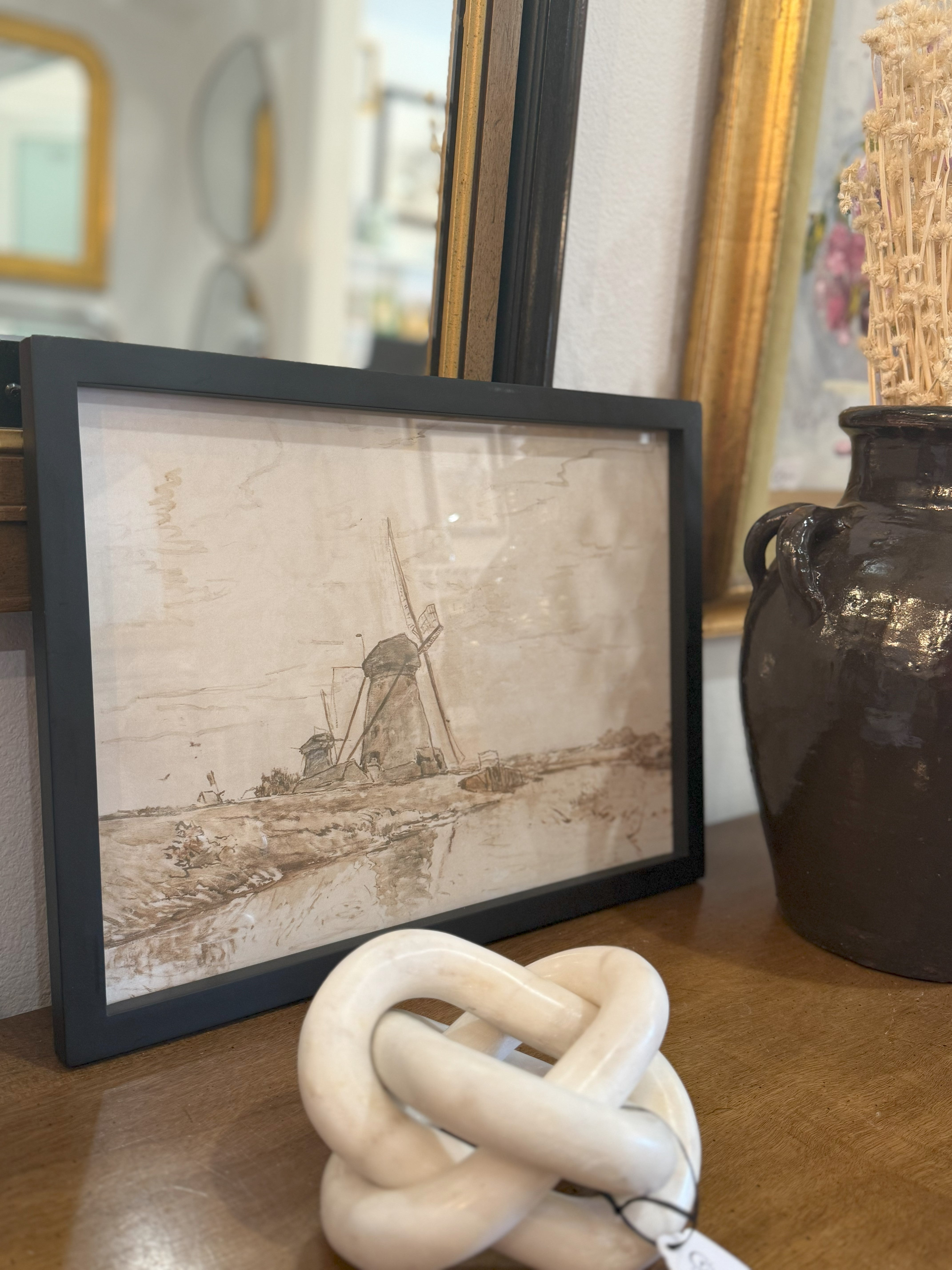 Windmill Framed Art